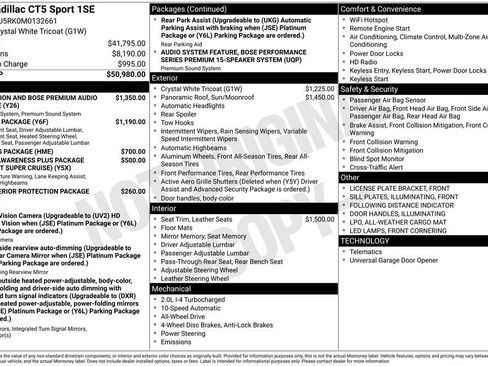 Used 2021 Cadillac CT5 Sport image 8