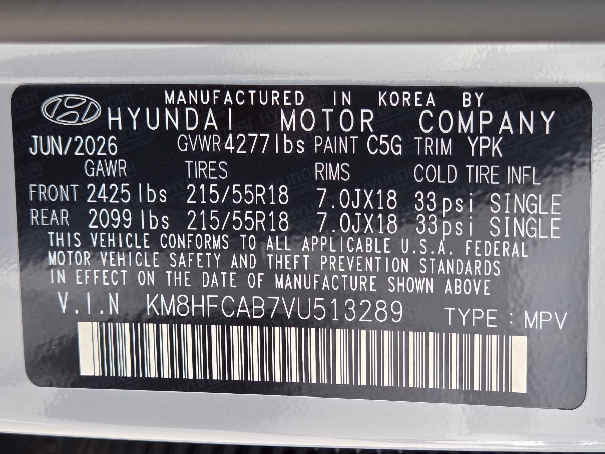 New 2027 Hyundai Kona SEL Sport AWD/4WD image 41