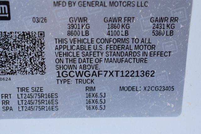 New 2026 Chevrolet Express 2500 w/ Driver Convenience Package RWD image 31