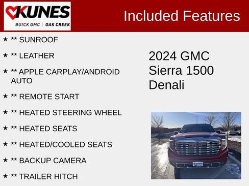 Used 2024 GMC Sierra 1500 Denali w/ Technology Package image 2