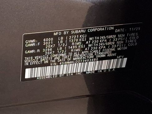 New 2026 Subaru Ascent Bronze Edition image 14