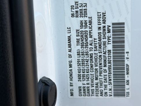 Used 2020 Honda Passport Touring image 30