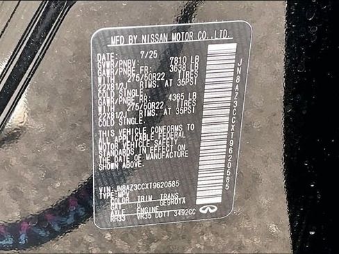 Certified 2026 INFINITI QX80 Autograph image 36