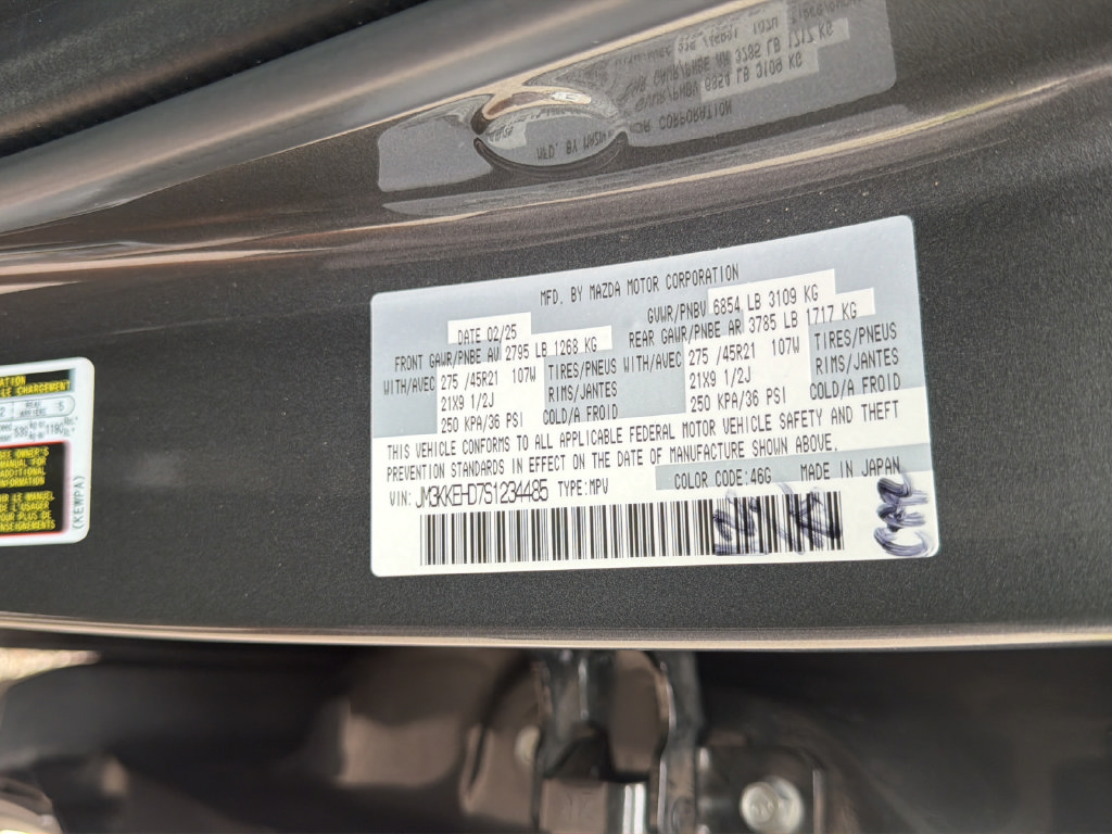 Used 2025 MAZDA CX-90 3.3 Turbo w/ Premium Plus Pkg AWD/4WD image 25