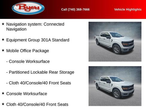Used 2024 Ford F150 XLT w/ Mobile Office Package AWD/4WD image 11