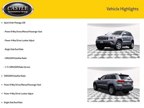 Used 2015 Jeep Grand Cherokee Laredo w/ Quick Order Package 23E AWD/4WD image 4