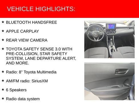 Certified 2023 Toyota Corolla Cross LE FWD image 9