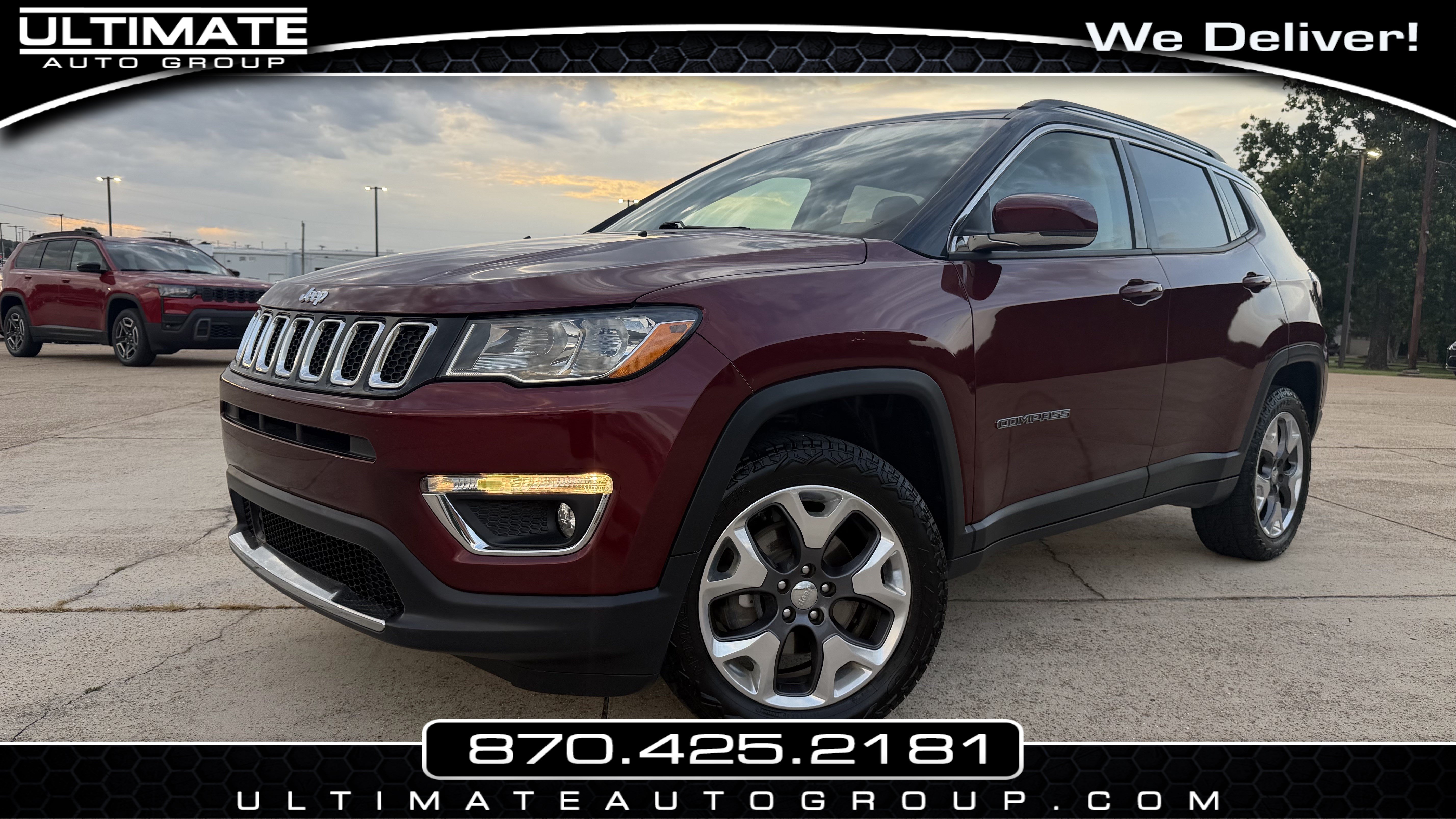 Used 2021 Jeep Compass Limited AWD/4WD image 1