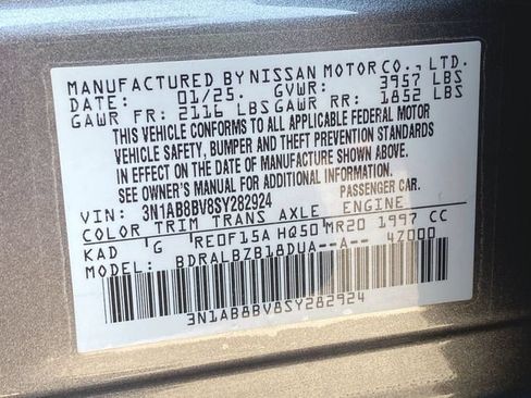 Used 2025 Nissan Sentra S FWD image 14
