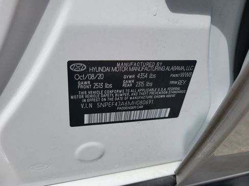 Used 2021 Hyundai Sonata SEL w/ Convenience Package FWD image 35