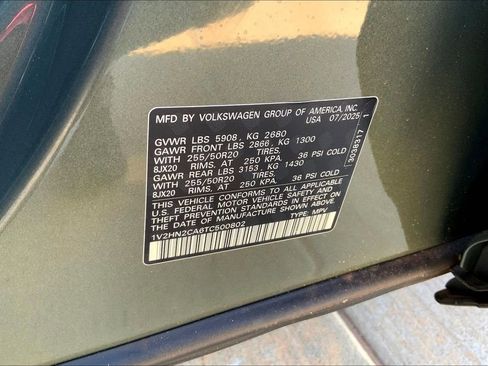 Used 2026 Volkswagen Atlas SE AWD/4WD image 8