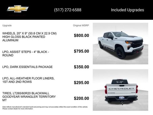 Certified 2024 Chevrolet Silverado 1500 Custom Trail Boss w/ LPO, Dark Essentials Package image 15