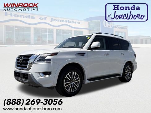 Used 2023 Nissan Armada SL w/ Captain's Chairs Package RWD image 1
