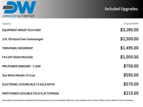 Used 2021 Ford F150 Platinum w/ Equipment Group 701A High image 6