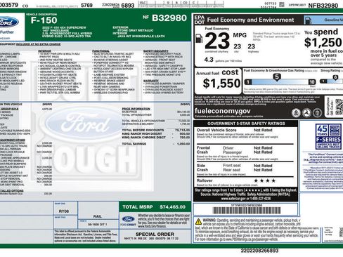 Certified 2022 Ford F150 King Ranch w/ Equipment Group 601A High AWD/4WD image 26
