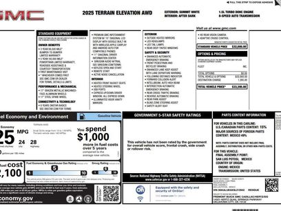 Certified 2025 GMC Terrain Elevation