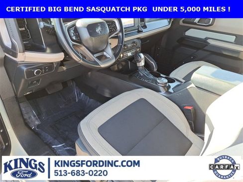 Certified 2021 Ford Bronco Big Bend w/ Sasquatch Package image 10