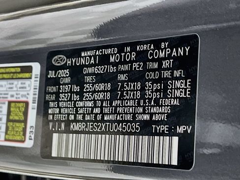 Certified 2026 Hyundai Palisade XRT Pro AWD/4WD image 24