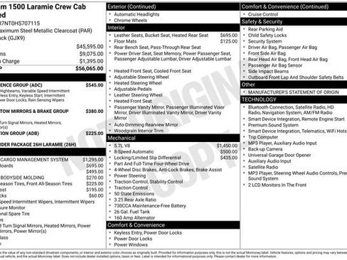 Used 2017 RAM 1500 Laramie w/ Convenience Group AWD/4WD image 4