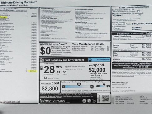 Used 2025 BMW 430i xDrive Convertible image 53