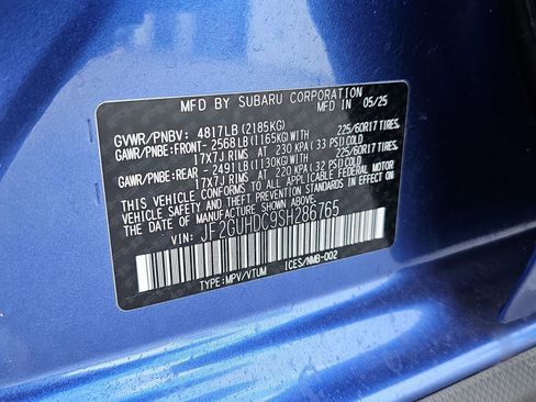 Certified 2025 Subaru Crosstrek 2.0i Premium image 41