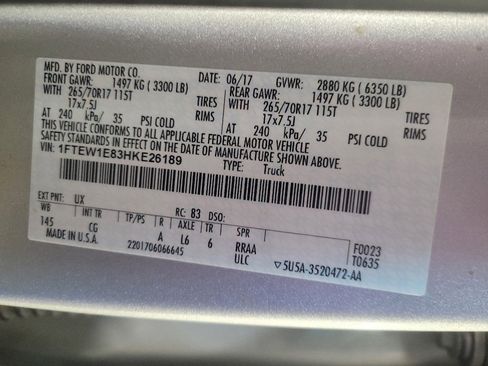 Used 2017 Ford F150 XL w/ XL Power Equipment Group AWD/4WD image 33