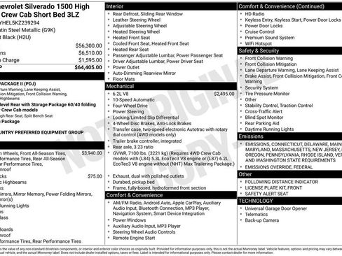 Used 2019 Chevrolet Silverado 1500 High Country image 5