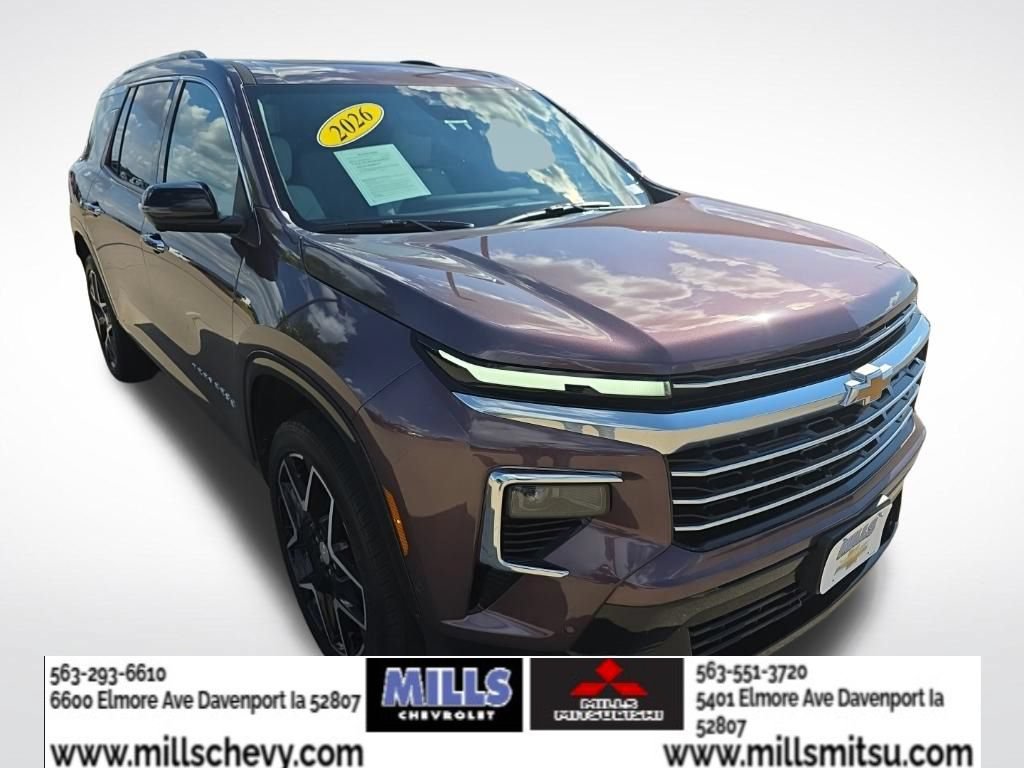 Used 2026 Chevrolet Traverse High Country w/ LPO, Floor Liner Package FWD image 7