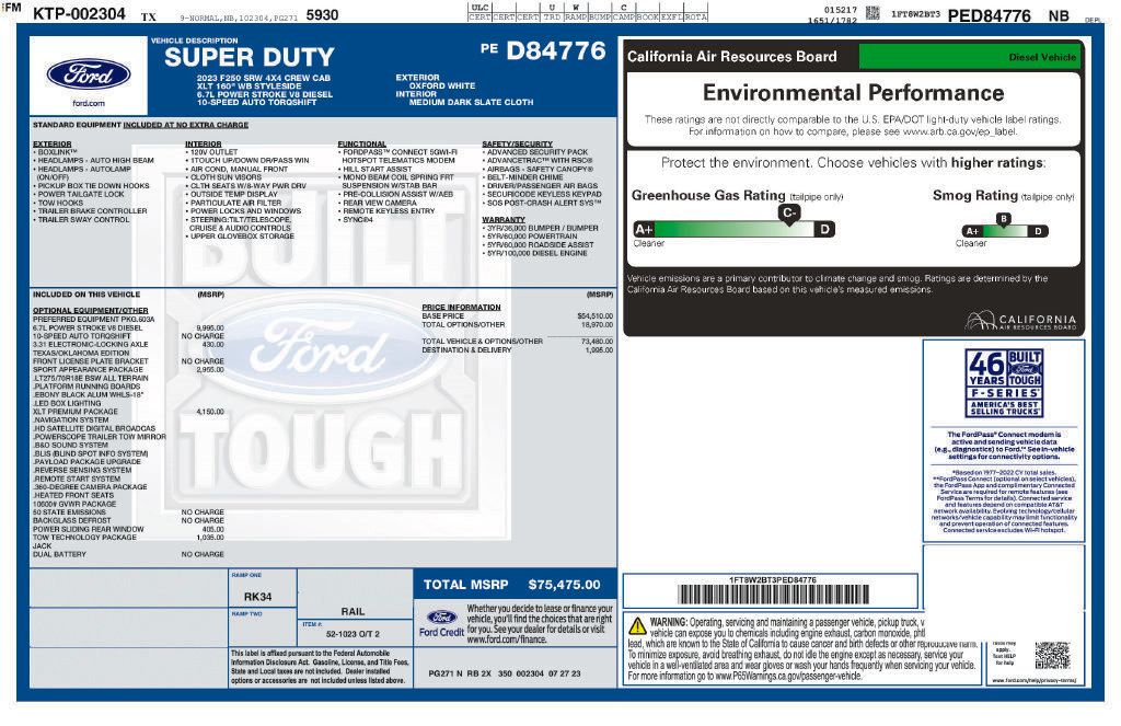 Used 2023 Ford F250 XLT w/ XLT Premium Package AWD/4WD image 5