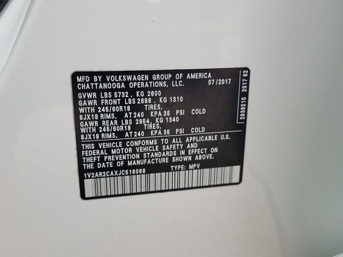 Used 2018 Volkswagen Atlas S FWD image 23