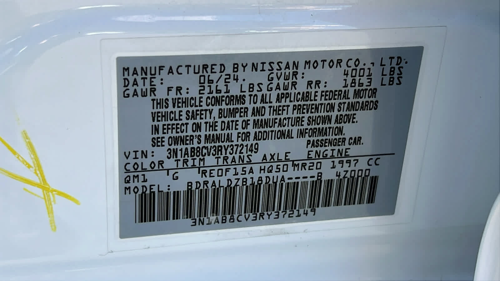 Used 2024 Nissan Sentra SV FWD image 30