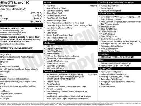 Used 2017 Cadillac XT5 Luxury w/ Driver Awareness Package image 12