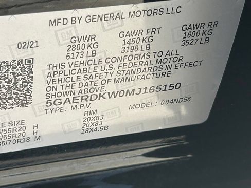 Used 2021 Buick Enclave Avenir w/ Avenir Technology Package FWD image 62