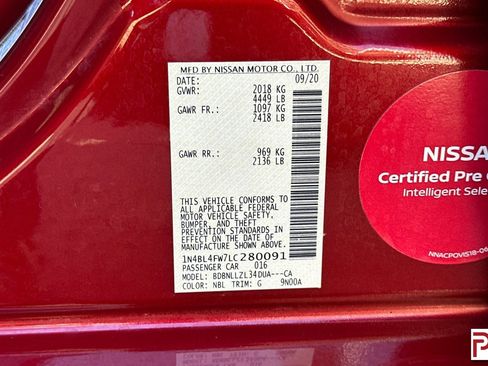 Used 2020 Nissan Altima 2.5 Platinum image 35