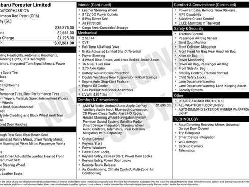 Used 2023 Subaru Forester Limited image 3