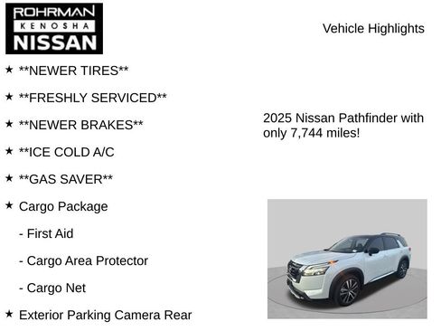Used 2025 Nissan Pathfinder Platinum w/ Cargo Package AWD/4WD image 8