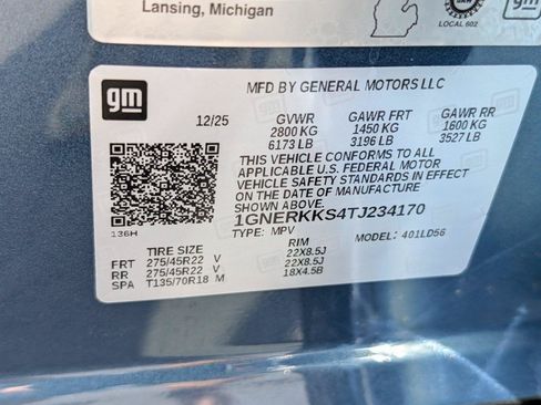 Used 2026 Chevrolet Traverse High Country w/ LPO, Floor Liner Package FWD image 39
