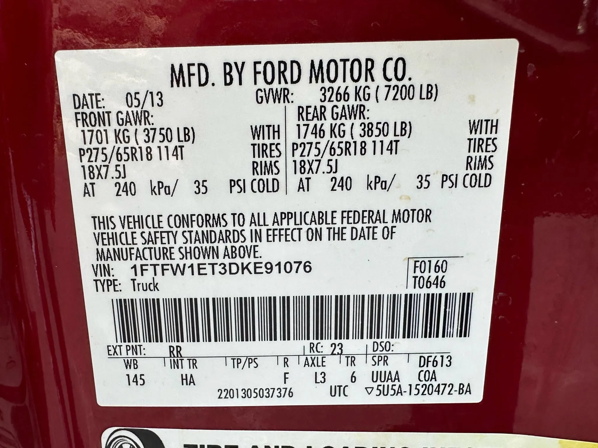 Used 2013 Ford F150 Lariat w/ Mid Equipment Group AWD/4WD image 28