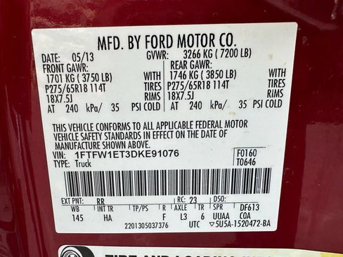 Used 2013 Ford F150 Lariat w/ Mid Equipment Group AWD/4WD image 28