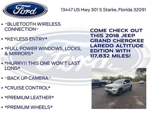 Used 2018 Jeep Grand Cherokee Altitude image 10