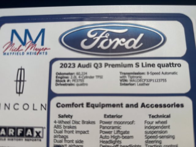 Used 2023 Audi Q3 2.0T Premium AWD/4WD image 32