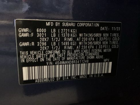 Certified 2024 Subaru Ascent Limited AWD/4WD image 16