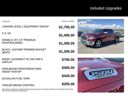 Used 2020 RAM 1500 Laramie AWD/4WD image 5