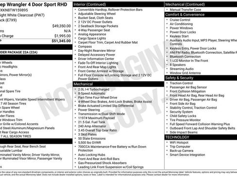 New 2026 Jeep Wrangler Unlimited Sport image 6