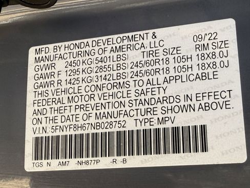 Used 2022 Honda Passport TrailSport image 33