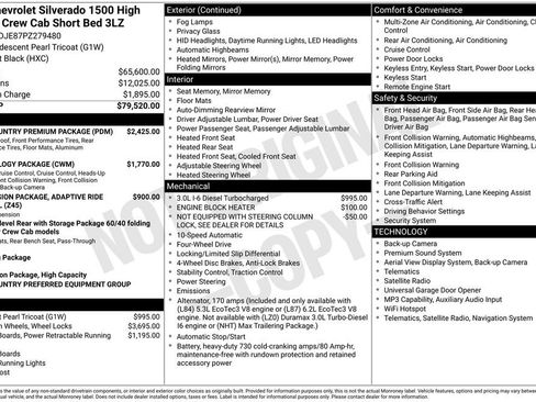 Used 2023 Chevrolet Silverado 1500 High Country w/ High Country Premium Package AWD/4WD image 15