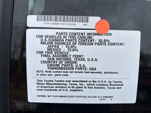 Used 2026 Toyota Tundra SR5 w/ TRD Off-Road Package image 27