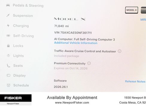 Used 2022 Tesla Model X AWD/4WD image 25