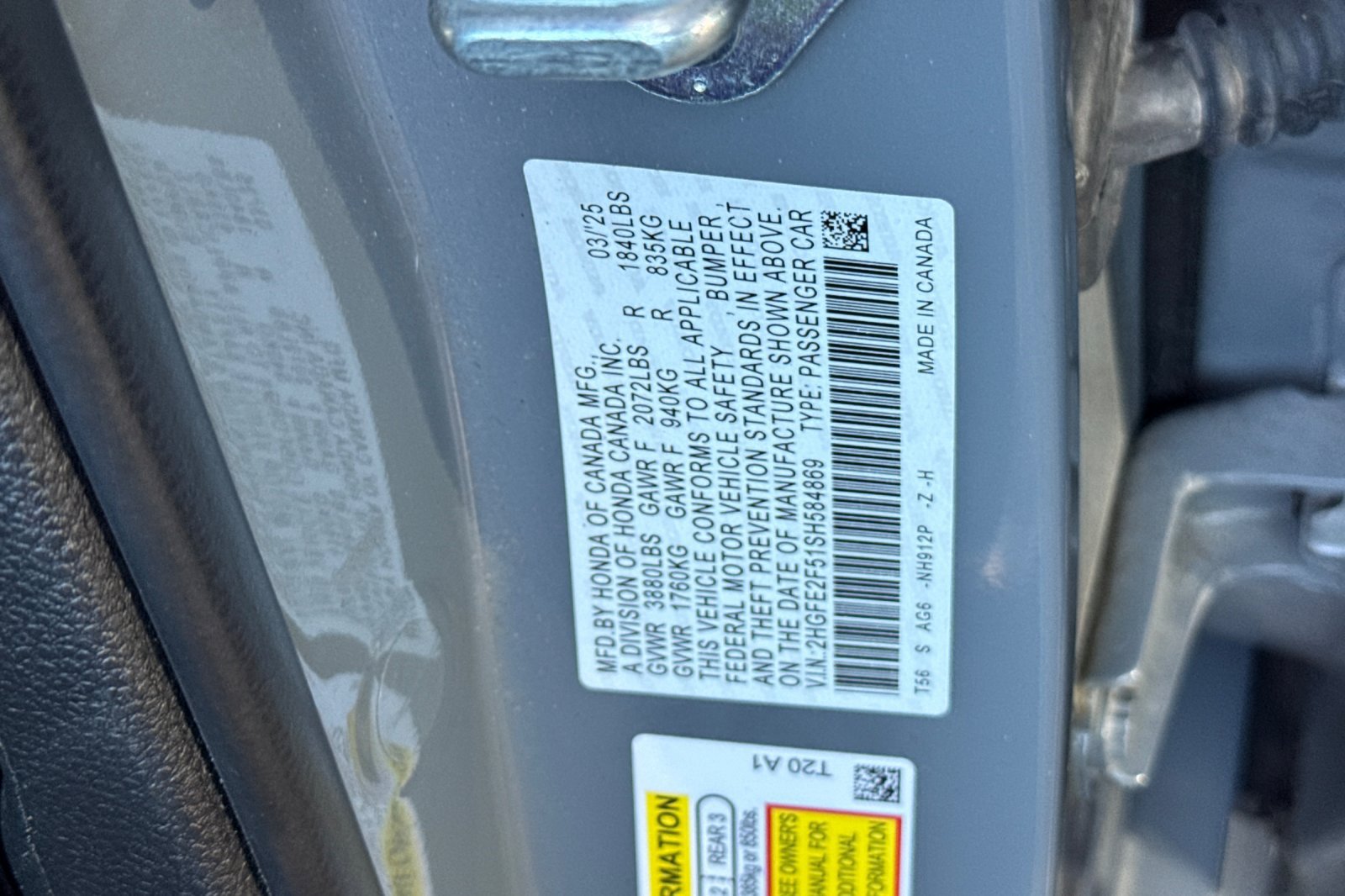 Used 2025 Honda Civic Sport image 33