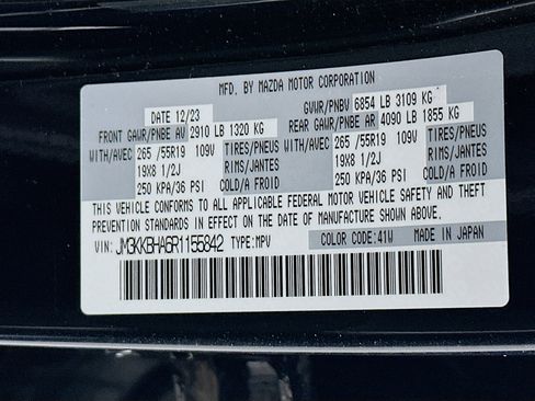 Used 2024 MAZDA CX-90 Plug-In Hybrid w/ Preferred AWD/4WD image 12
